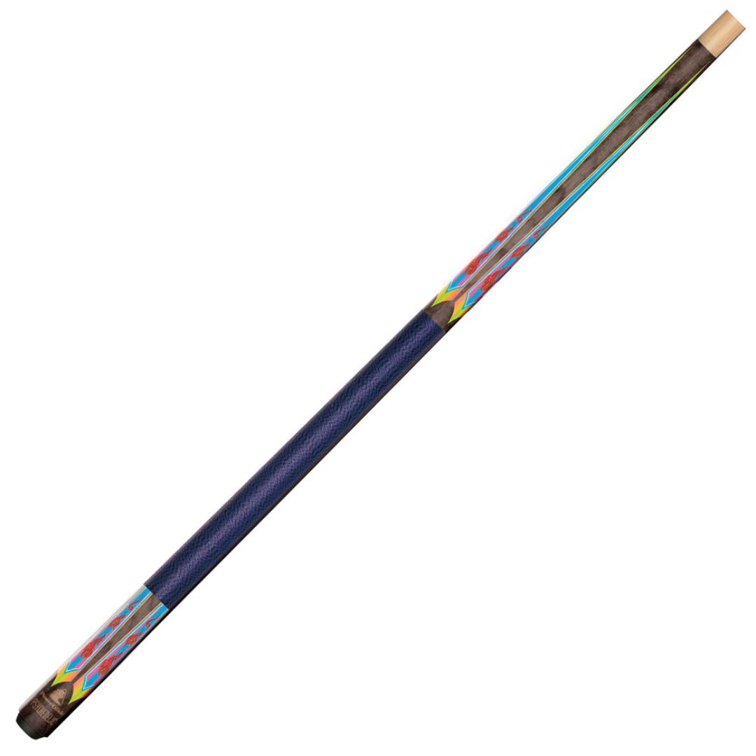 POWERGLIDE PSYCHEDELIC POOL CUE - 10mm SN55123