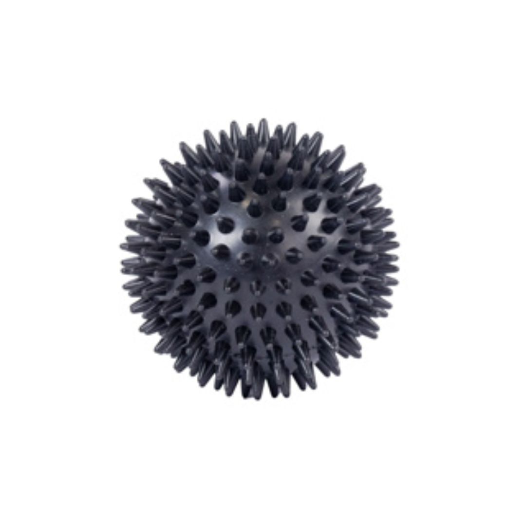 FITNESS MAD 9cm SPIKEY MASSAGE BALL, Colour: BLACK