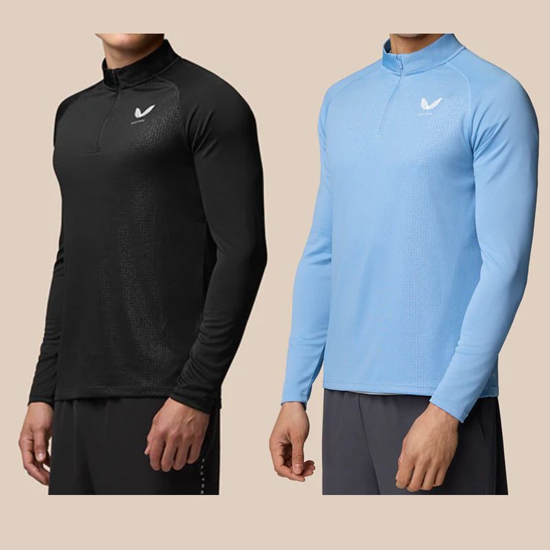 CASTORE 1/4 ZIP L/S TOP CMC40780 MENS