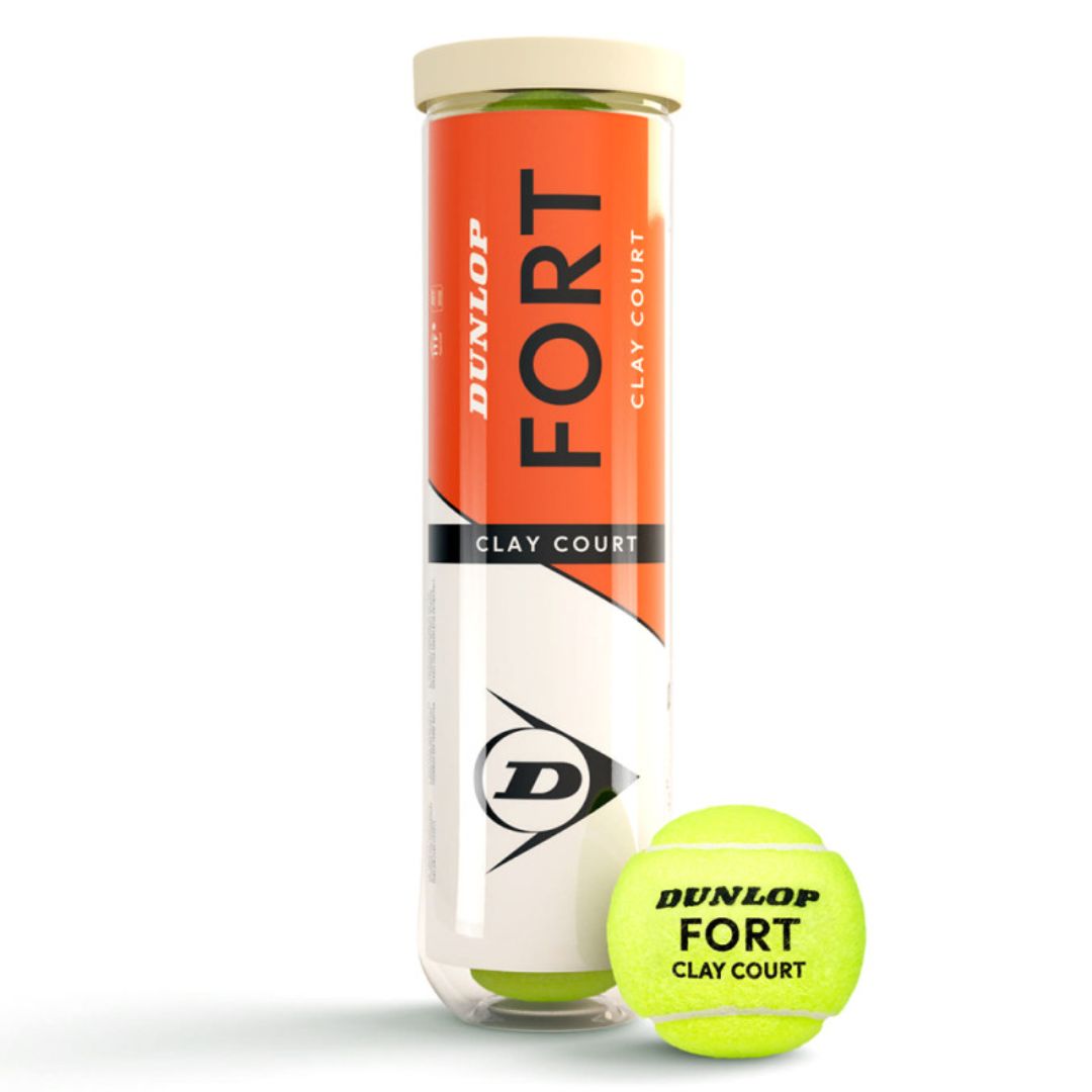 DUNLOP FORT TENNIS BALLS (CLAY)