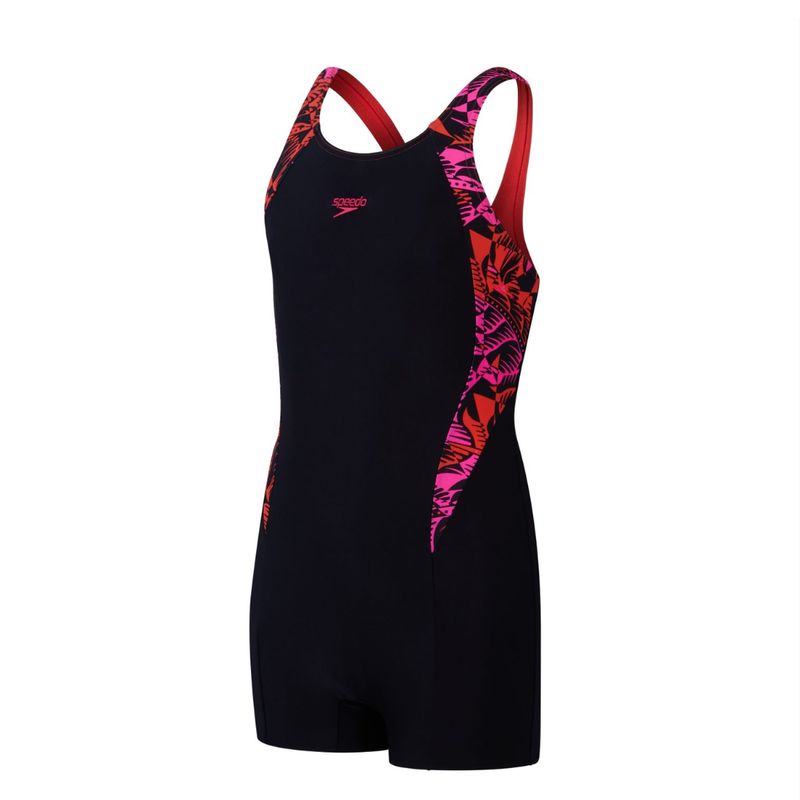 SPEEDO PRINTED PANEL LEGSUIT JNR  8-00374816783