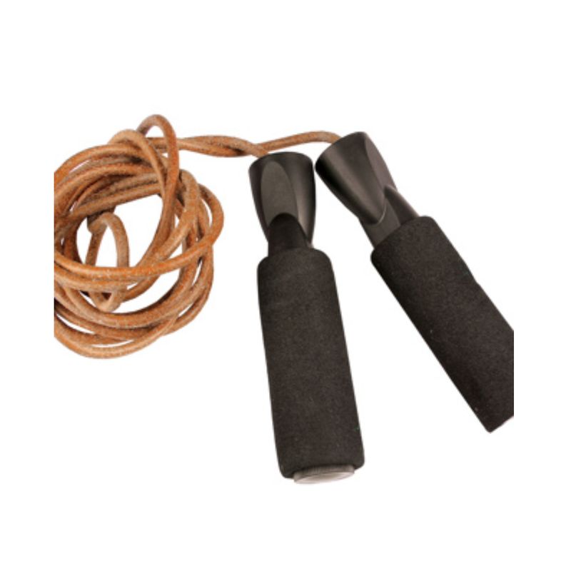FITNESS MAD LEATHER WEIGHTED JUMP ROPE FSKIPLR17
