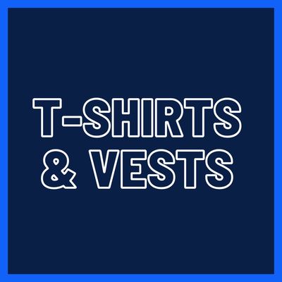 T-Shirts &amp; Vests