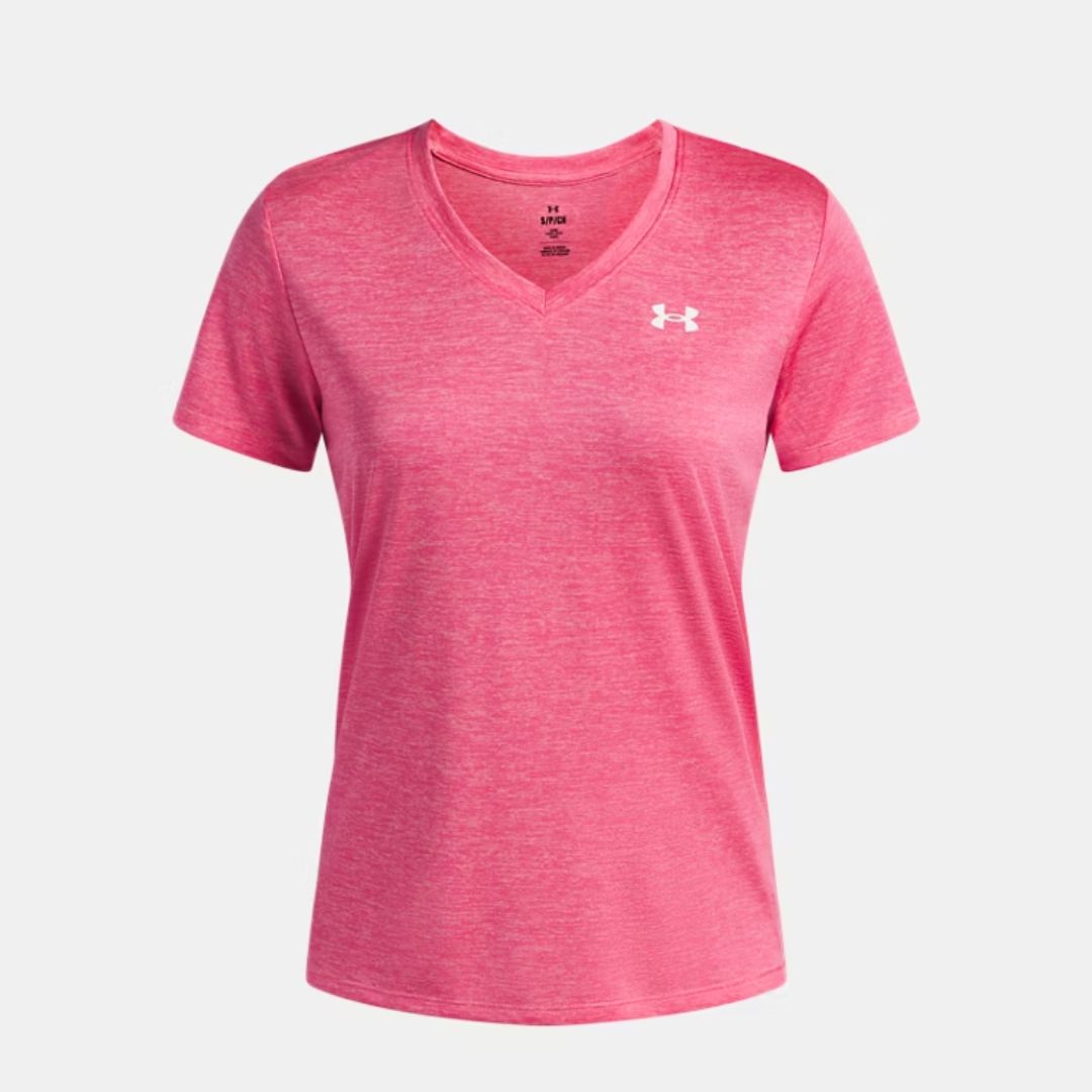 UA TWIST TECH V NECK TEE W 1384227 672