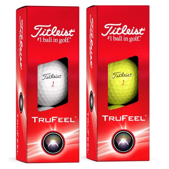 TITLEIST TRU FEEL Box of 3 GOLF BALLS