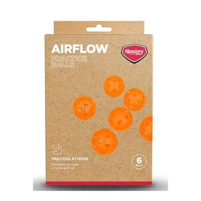 MASTERS AIRFLOW GOLF BALLS 6pk