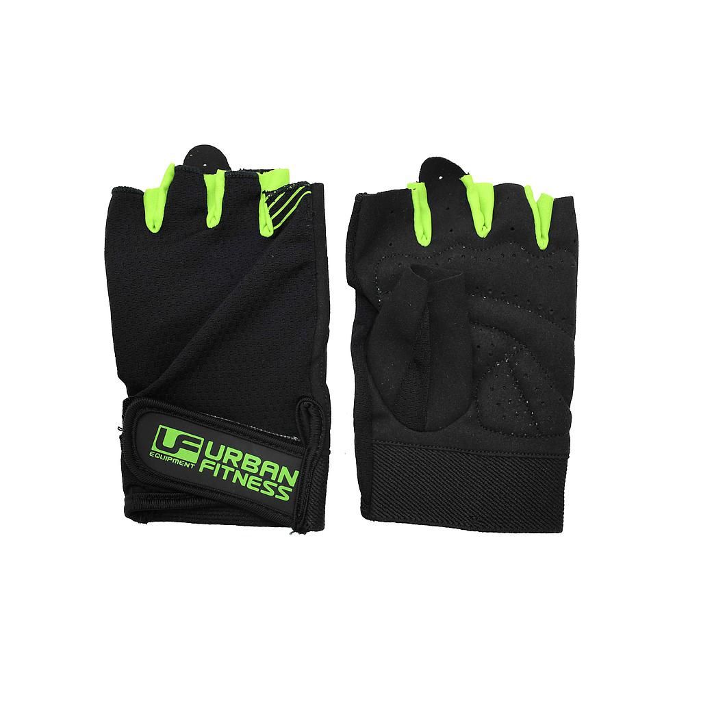 UF TRAINING GLOVES UFA935, Colour: Black-Green, Size: S