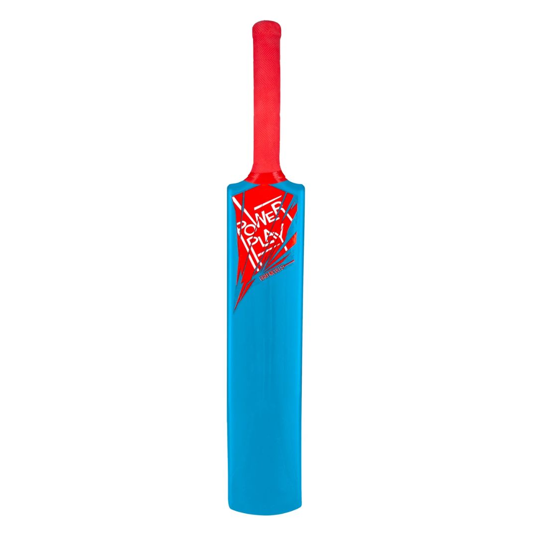 GRAY NICOLLS POWER PLAY PLASTIC BAT, Colour: Blue, Size: 4