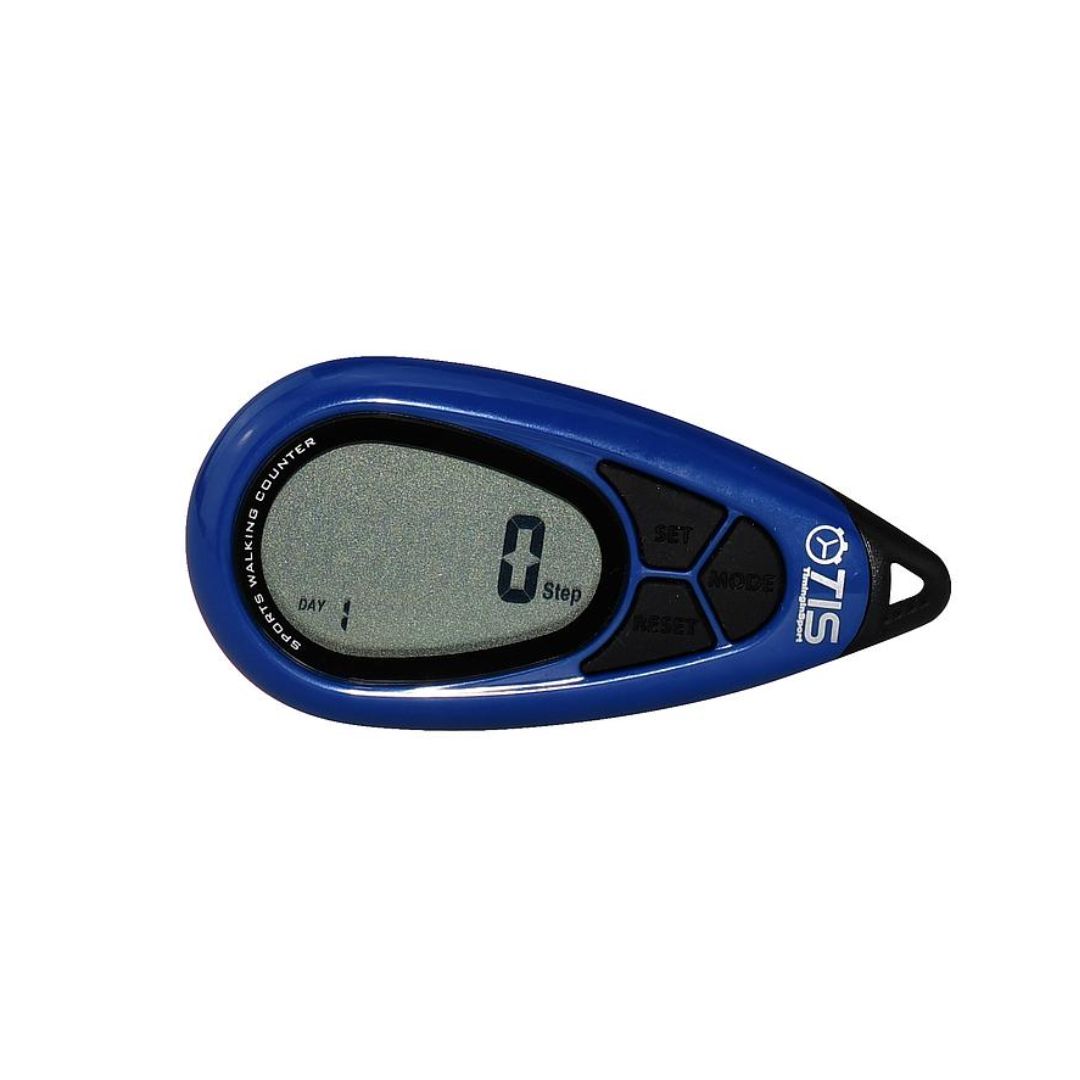 TIS PRO 077 3D PEDOMETER TIS077, Colour: Blue