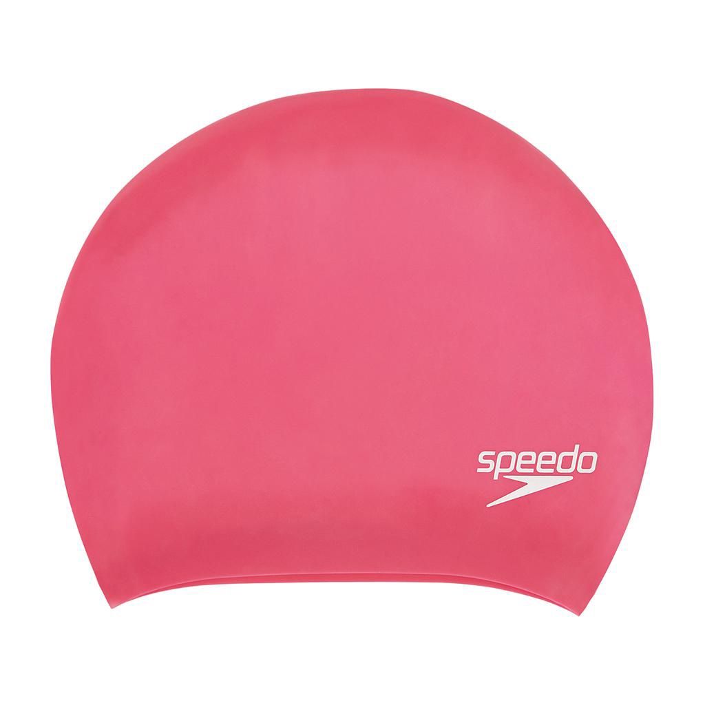 SPEEDO LONG HAIR SILICONE CAP SPA404, Colour: Pink