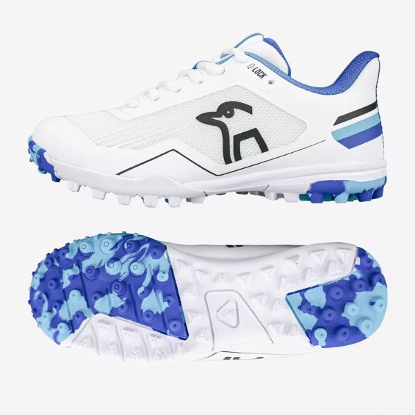 KOOKABURRA KC 5.0 RUBBER SHOE JNR, Colour: BLUE-SKY, Size: 2