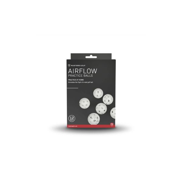 MASTERS AIRFLOW GOLF BALLS 12pk ZDGB00, Colour: Wte, Misc: N-A