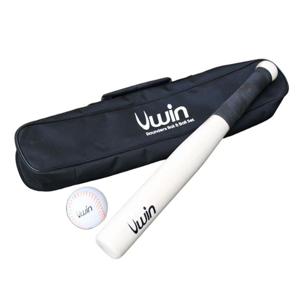 UWIN ROUNDERS BAT + BALL SET UWR000102, Colour: Wood