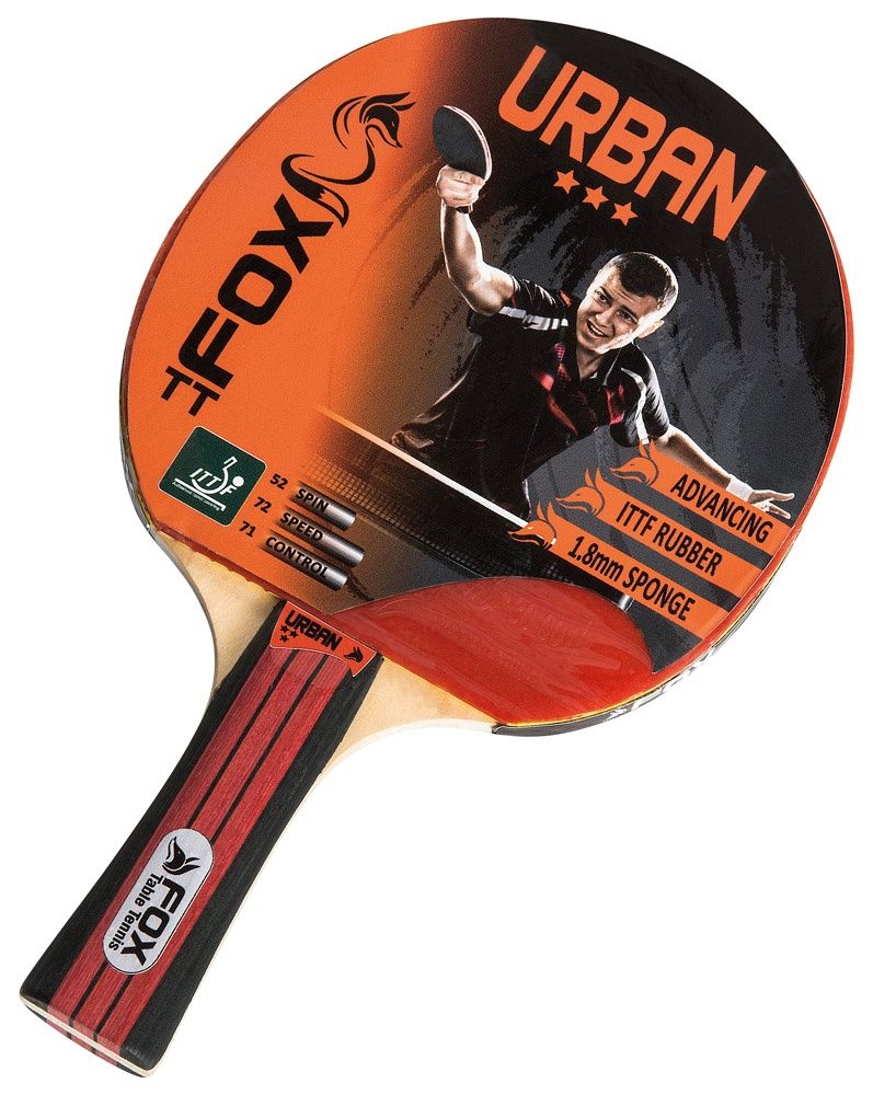FOX TT URBAN 3* TT BAT FTT003, Colour: RED/BLACK