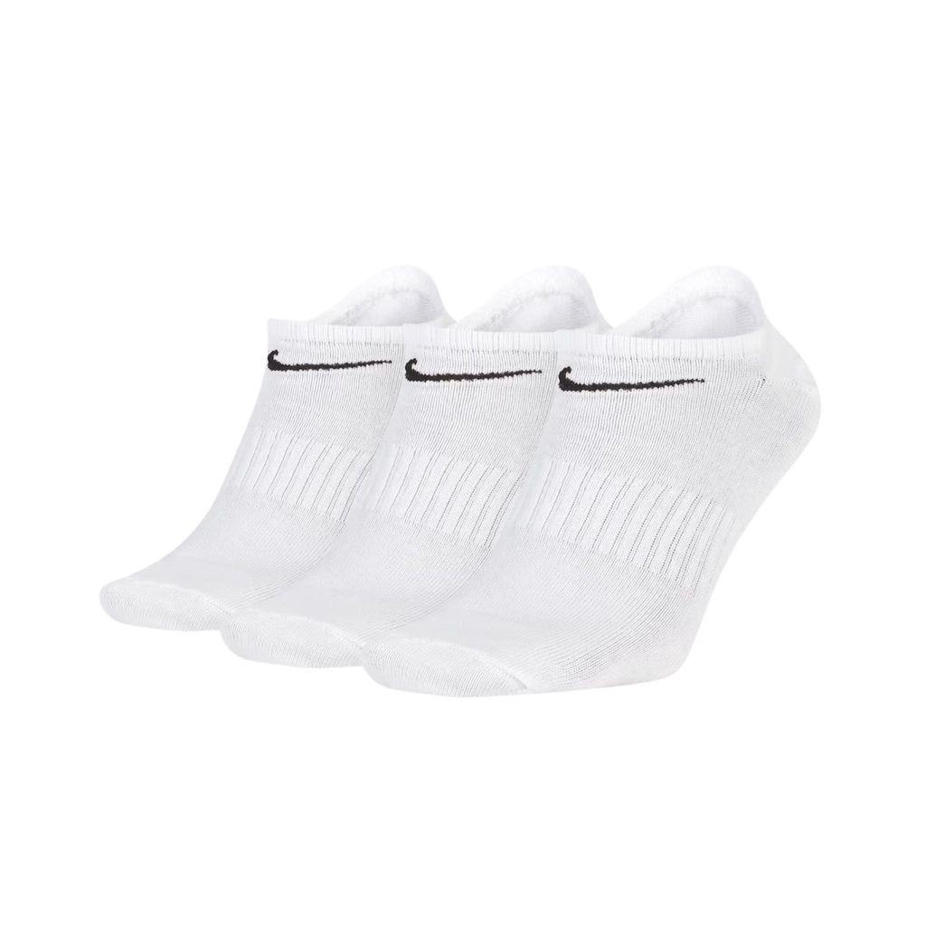 NIKE LIGHTWEIGHT 3PP NO SHOW SOCKS WHITE
