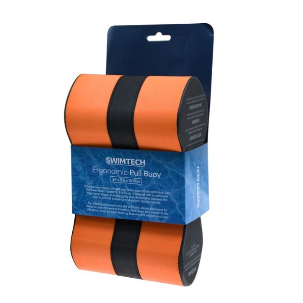 SWIMTECH ERGO PULL BUOY STA000301, Colour: BLK-ORG