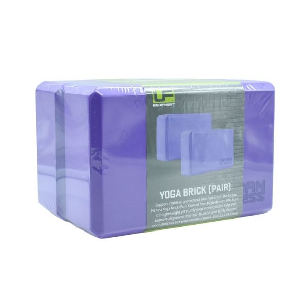 UF YOGA BLOCK TWIN PACK UFM209, Colour: PPL