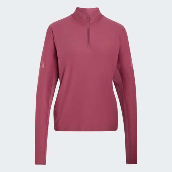 ADIDAS ICONIC 1/4 ZIP L/S TOP W KR5527