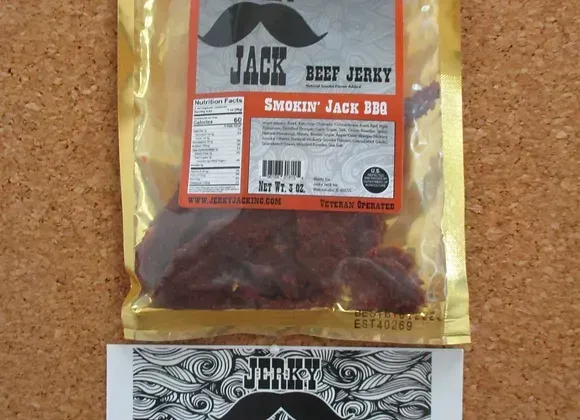 Smokin' Jack BBQ Beef Jerky - 3 oz