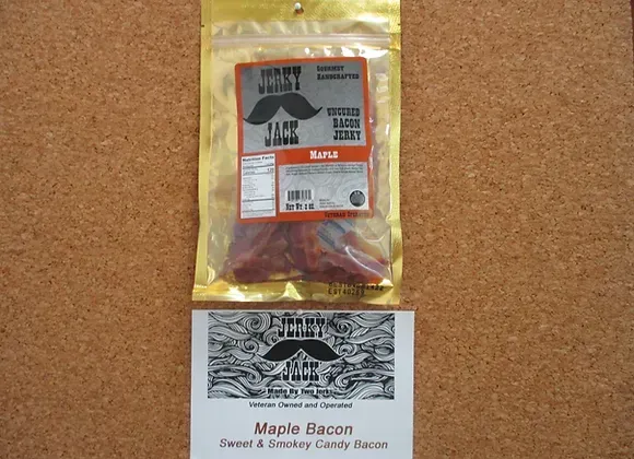 Maple Bacon Jerky - 2 oz