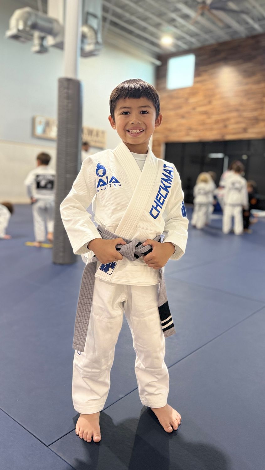 Kids Gi Checkmat Brentwood White/Blue