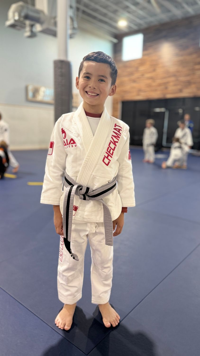Kids Gi Checkmat Brentwood White/Blue
