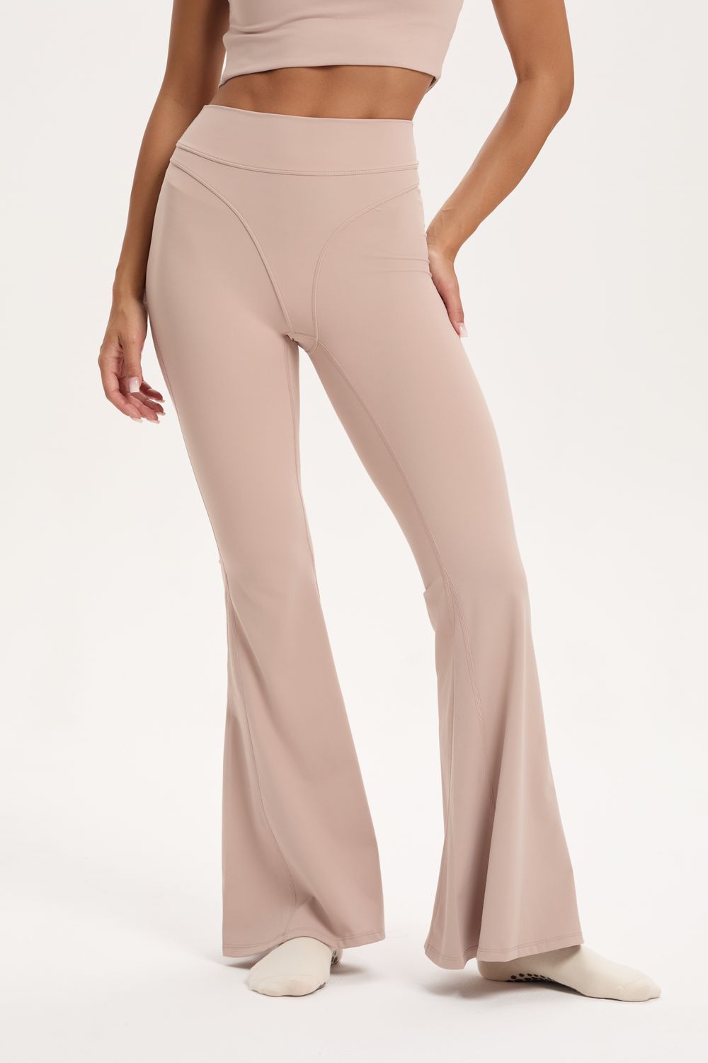 Urban Elegance / Legginsy – Pudrowy Beż