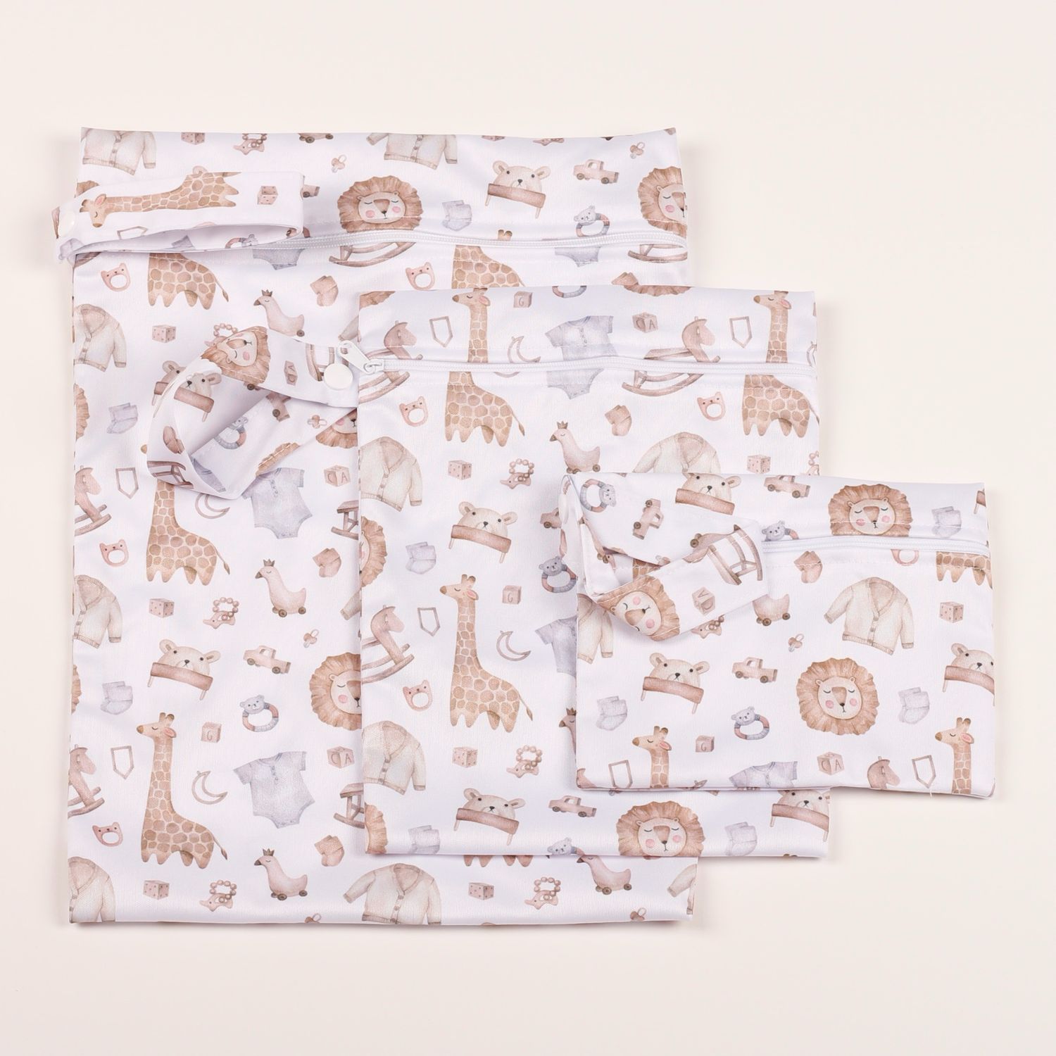 3pcs Waterproof Animals Baby Bag