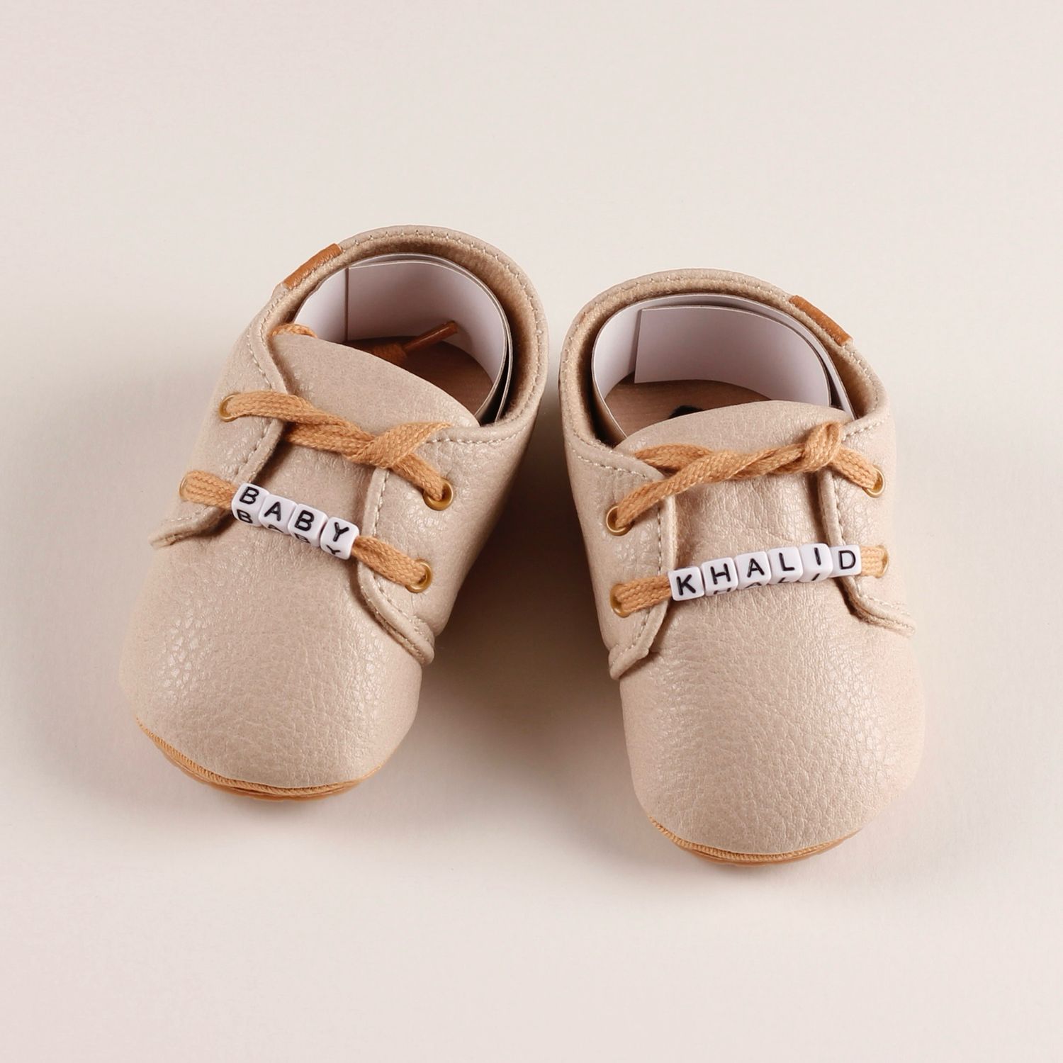 Customized Beige Shoes