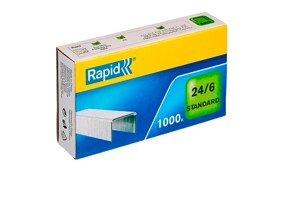 Agrafes Blue 24/6 RAPID cx 1000