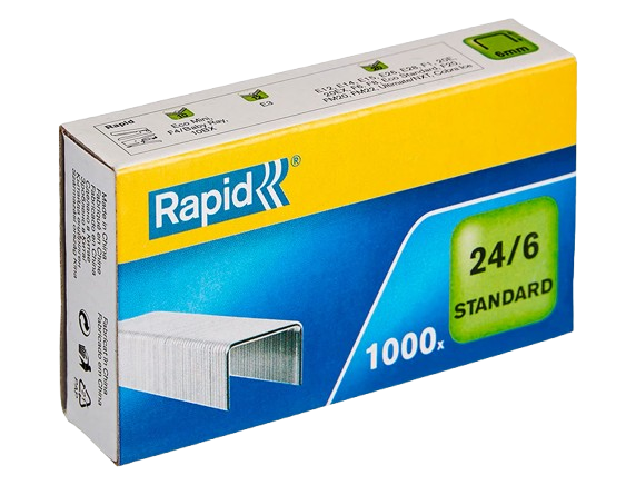 Agrafes Blue 24/6 RAPID cx 1000