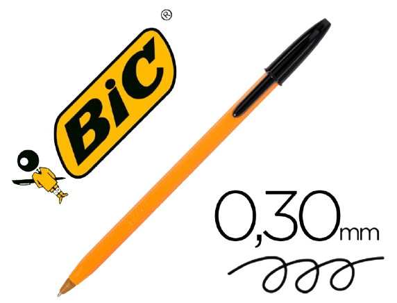 Esferográfica BIC Laranja Preta