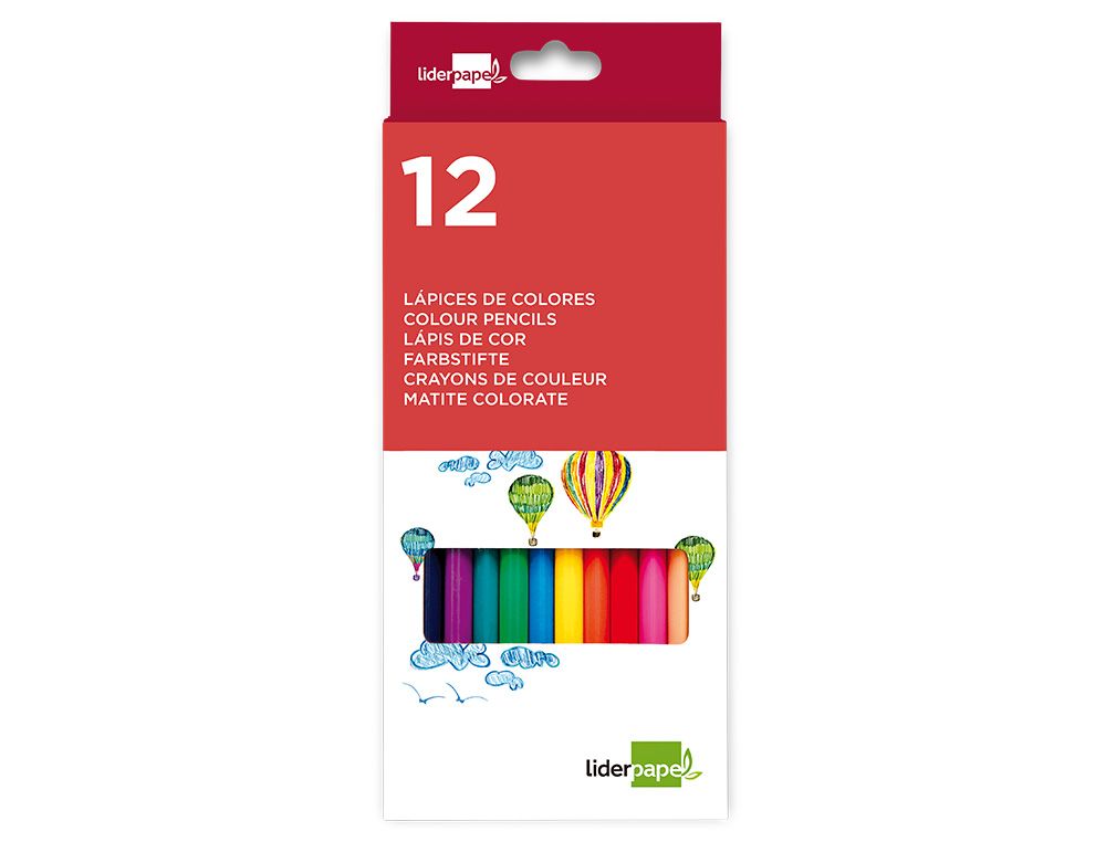 Lápis cor Lidercolor c/12 cor 34245