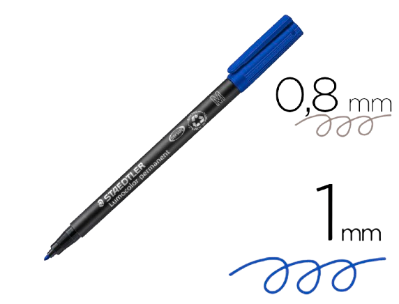 Marcador Acetato STAEDTLER M 317 azul