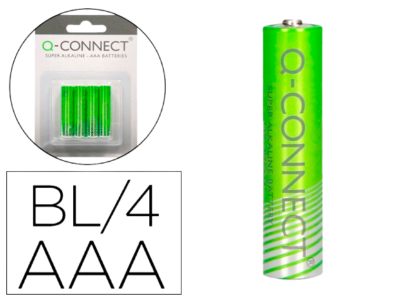 Pilha Connect LR3 AAA bl. 4un. Alkalina 33648