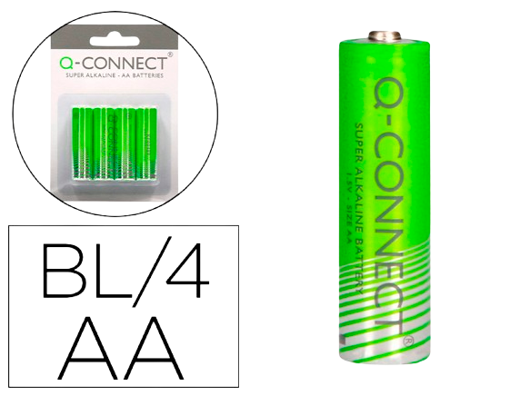 Pilha Connect LR 6 AA bl. 4un. Alkalina 33649