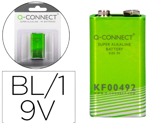 Pilha Connect LR 6L 9V Alkalina 1un. 33652