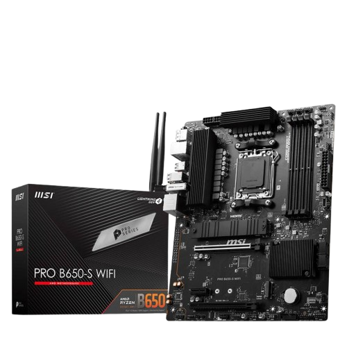 MSI PRO B650-S WIFI AM5 ATX MB 4xDDR5 4xSATA 2xM.2 7E26-003R