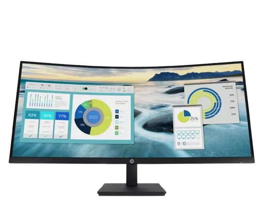 HP P34hc G4 WQHD USB-C Curved Monitor de ecrã 86,4 cm 3440 x 1440 pixels Wide Quad HD LCD