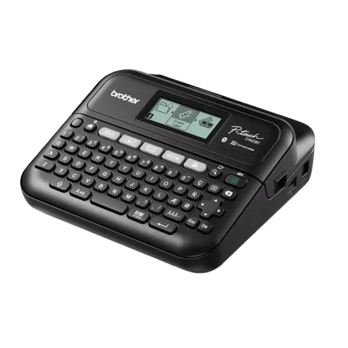 BROTHER Label Printer Desktop model 3.5/6/9/12/18mm TZe Tape Max 5lines Printing Per Label USB Connection 16characters PTD460BTVPUR1