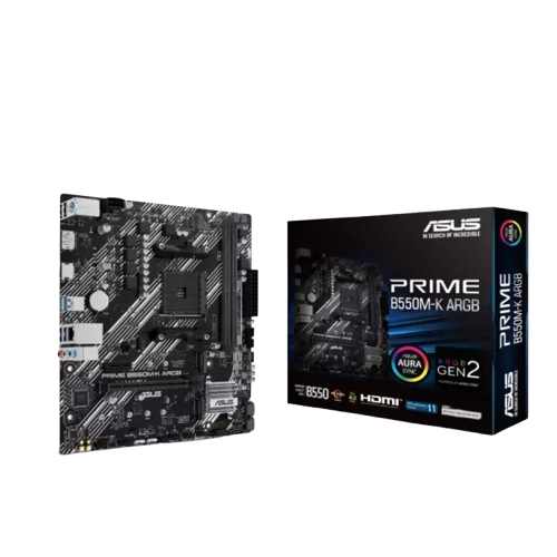 ASUS PRIME B550M-K ARGB M4 B550 2DIMM DUAL M.2 AURA MB PRIME B550M-K ARGB