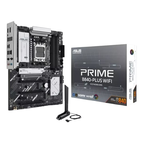 ASUS PRIME B840-PLUS WIFI AM5 DDR5 ATX MB 1xHDMI 1xDP 3xM.2 4xSATA 90MB1IZ0-M0EAY0