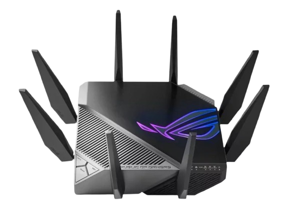 ASUS ROG Rapture GT-AXE11000 Tri-band WiFi 6E 802.11ax Gaming Router 2.5G WAN/LAN port VPN Fusion AiMesh support 90IG06E0-MO1R00