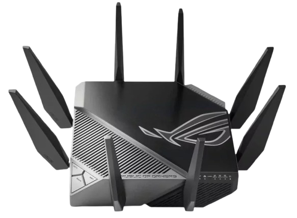 ASUS ROG Rapture GT-AXE11000 Tri-band WiFi 6E 802.11ax Gaming Router 2.5G WAN/LAN port VPN Fusion AiMesh support 90IG06E0-MO1R00