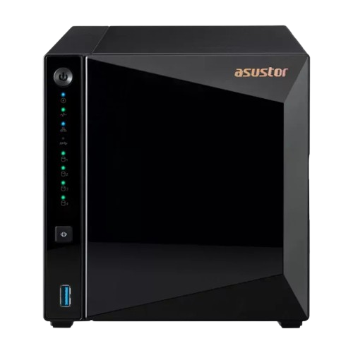 ASUSTOR NAS 4-BAY DRIVERSTOR 4 PRO, REALTEK RTD1619B 4C 1.7GHZ/2GB/2.5GBE/USB/TOWER, 3Y WTY AS3304T V2