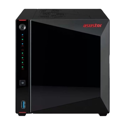 ASUSTOR NAS 4-BAY NIMBUSTOR 4 GEN 4, CELERON N5105 4C 2.0GHZ/4GB/2.5GBE/HDMI/USB, 3Y WTY AS5404T