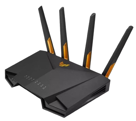 ASUS TUF Gaming AX4200 Dual Band WiFi 6 Router WiFi 6 802.11 ax 2.5Gbps port Mobile Game Mode AiMesh AiProtection Pro 90IG07Q0-MO3100