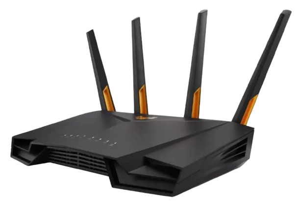 ASUS TUF Gaming AX4200 Dual Band WiFi 6 Router WiFi 6 802.11 ax 2.5Gbps port Mobile Game Mode AiMesh AiProtection Pro 90IG07Q0-MO3100