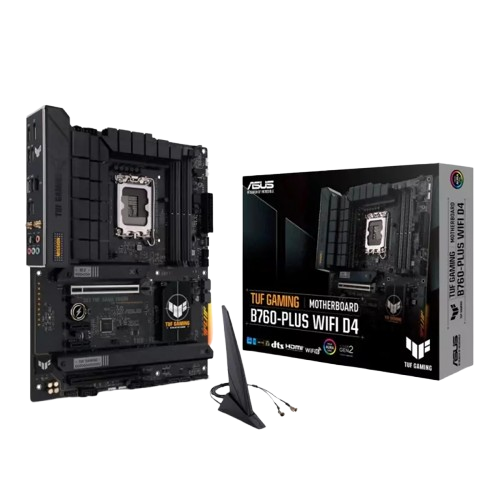 ASUS TUF GAMING B760-PLUS WIFI D4 LGA1700 ATX 4xDIMM DDR4 1xDP 1xHDMI 4xSATA 3xM.2 MB 90MB1DF0-M0EAY0