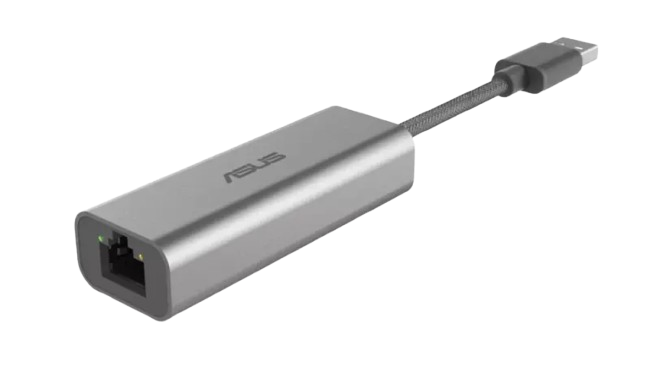 ASUS USB-C2500 USB Type-A 2.5G Base-T Ethernet Adapter 90IG0650-MO0R0T